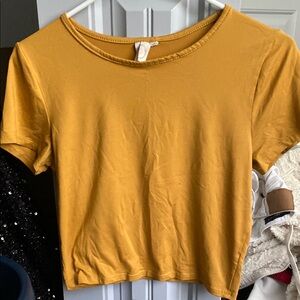 Mustard Yellow Women's Top